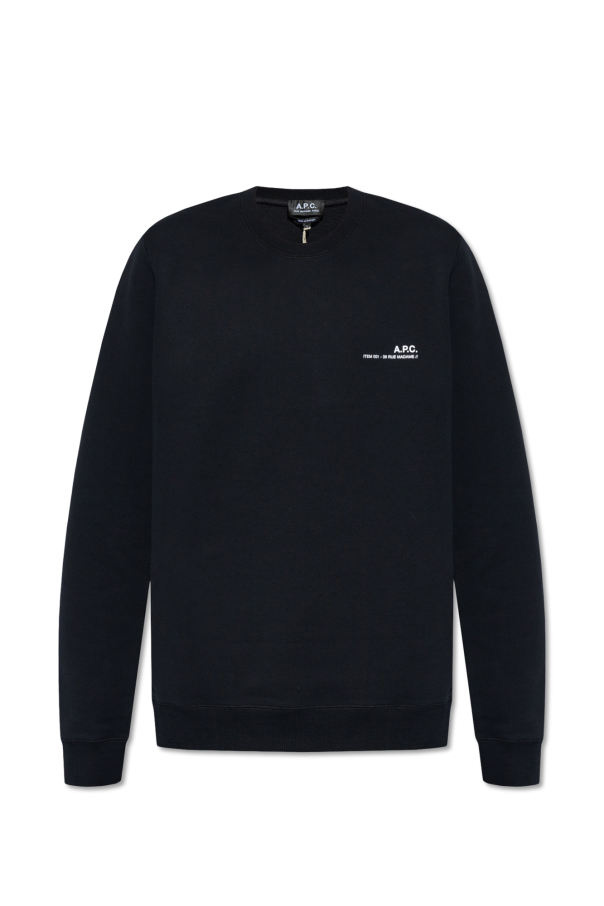 A.P.C. Item sweatshirt with logo GenesinlifeShops logo patch